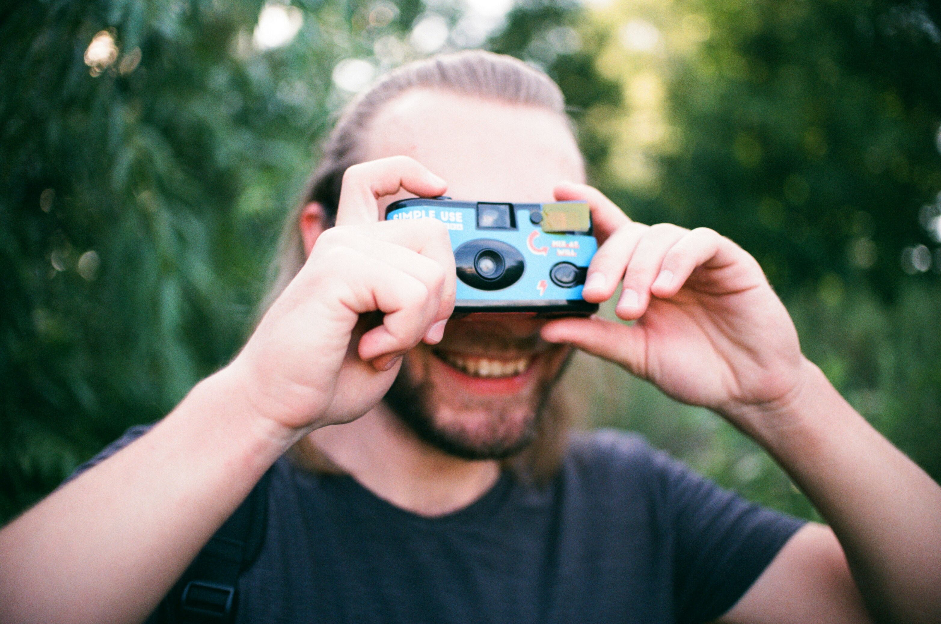 Disposable camera for picnic photos